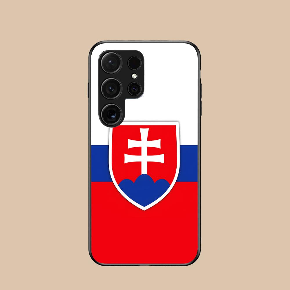 

Slovakia Flag Mobile Cell Phone Case for Samsung Galaxy A56 55 54 53 52 51 36 35 34 23 16 15 5G Glass Colorful Cover Cover Galaxy A52s 5G
