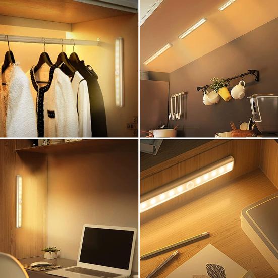 Night Lamp Wireless Remote Control Cabinet Light Ultra-Bright Flicker Free Dimmable Simple Installation Magnetic LED Lamp