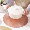 Easy Clean Placemats Mat Wear-Resistant Placemat Resistant Heat Reusable PVC Dining Table Stain-proof Stain-Proof for Home Kitchen Protection Mats