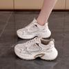 Popular Platform Dad Shoes Women's 2025 Spring New Popular Versatile Fried Street Sports Shoes Show Feet Small Women's Shoes 2116