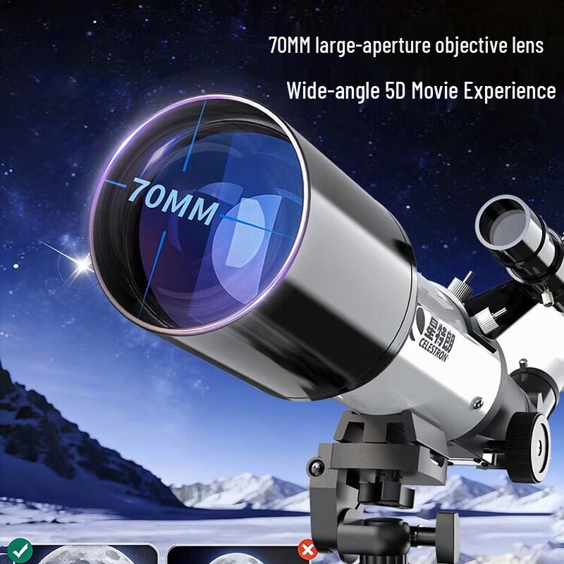 Celestron 70400L Kids' Astronomical Telescope with Display Screen