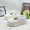 Niche Versatile Hollow Casual Shoes Fashion Shallow Mouth Summer Lace-up Velcro Mary Jane Shoes Platform Breathable New Models