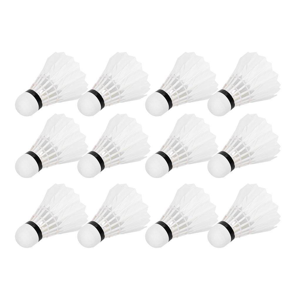 12pcs Badminton Balls Badminton Shuttlecocks Professional Training Sports Accessory