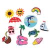 Cute Bogg Bag Accessories Reusable Beach Totes Decoration Cartoon Beach Bag Accessories  Friends