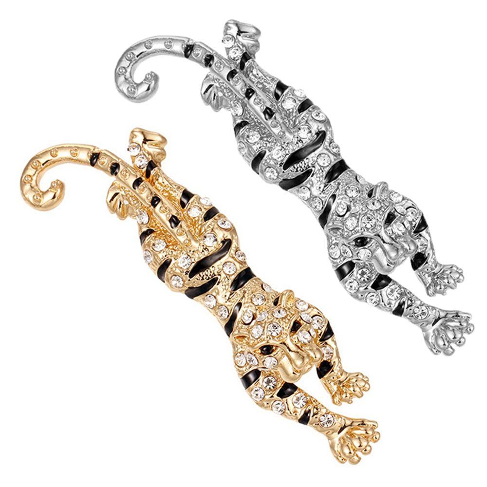 Female New Year Gifts Zinc Zinc Alloy Korean Style Pin Enamel Badges Fashion Jewelry Tiger Brooches
