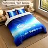 Bedding Set 1 Duvet Cover 2 Pillowcases Sheffield Wednesday FC Print Soft Bed Linen Bedroom Decor