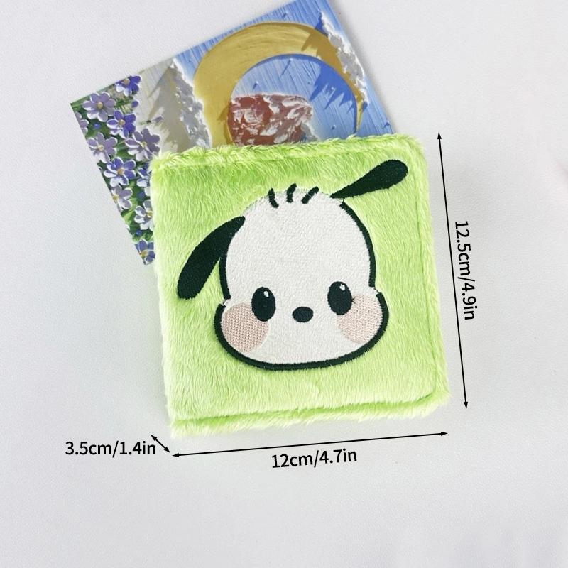 

3in Plush Hallo Kitty Photo Album Mini KT Kuromi My Melody PhotoCard Collect Book Binder Cards Binding Machine Party Favor Gifts
