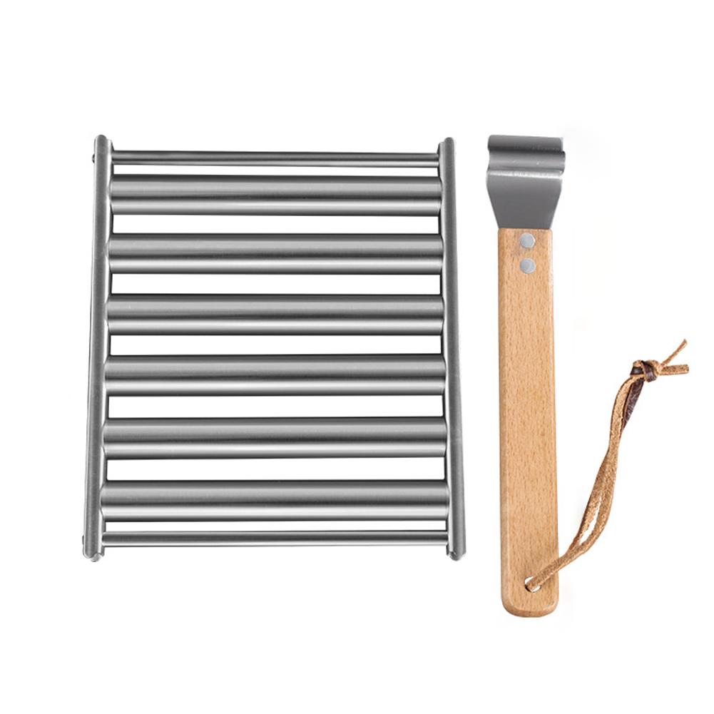 Cooking Events Outdoor Parties Sausage Roller Grill Hot Dog Grill Rack Outdoor Parties Removable Stainless Steel