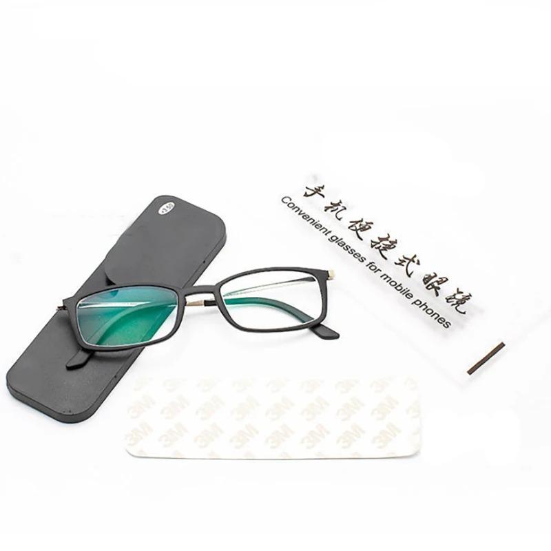 May Flower Tragbare Lesebrille für Herren Damenbrillengestell mit Dioptrie Dünne Korrektionsbrille