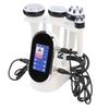 4 In 1 RF Cavitation Machine Fat Reduction Radio Frequency LED Body Slimming Machine with 4 Function Heads for Home Spa