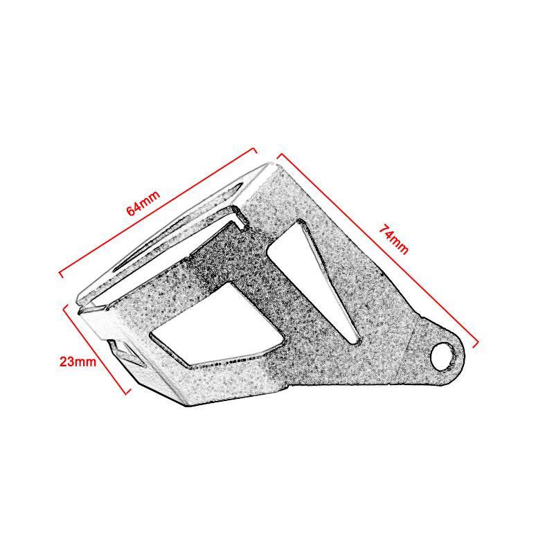 Rear Brake Fluid Tank Oil Cup Reservoir Guard Cover Protector For BMW R1200GS R1250GS LC ADV R 1200 1250 GS Adventure 2014-2023