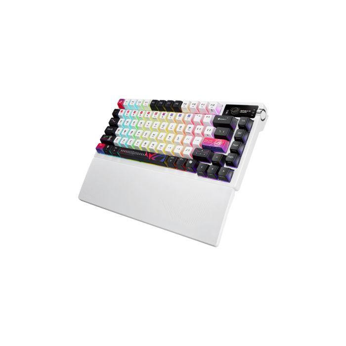 Mechanická klávesnice - Asus - ROG Azoth X - RGB - Bluetooth 5.1 - Integrovaný OLED displej