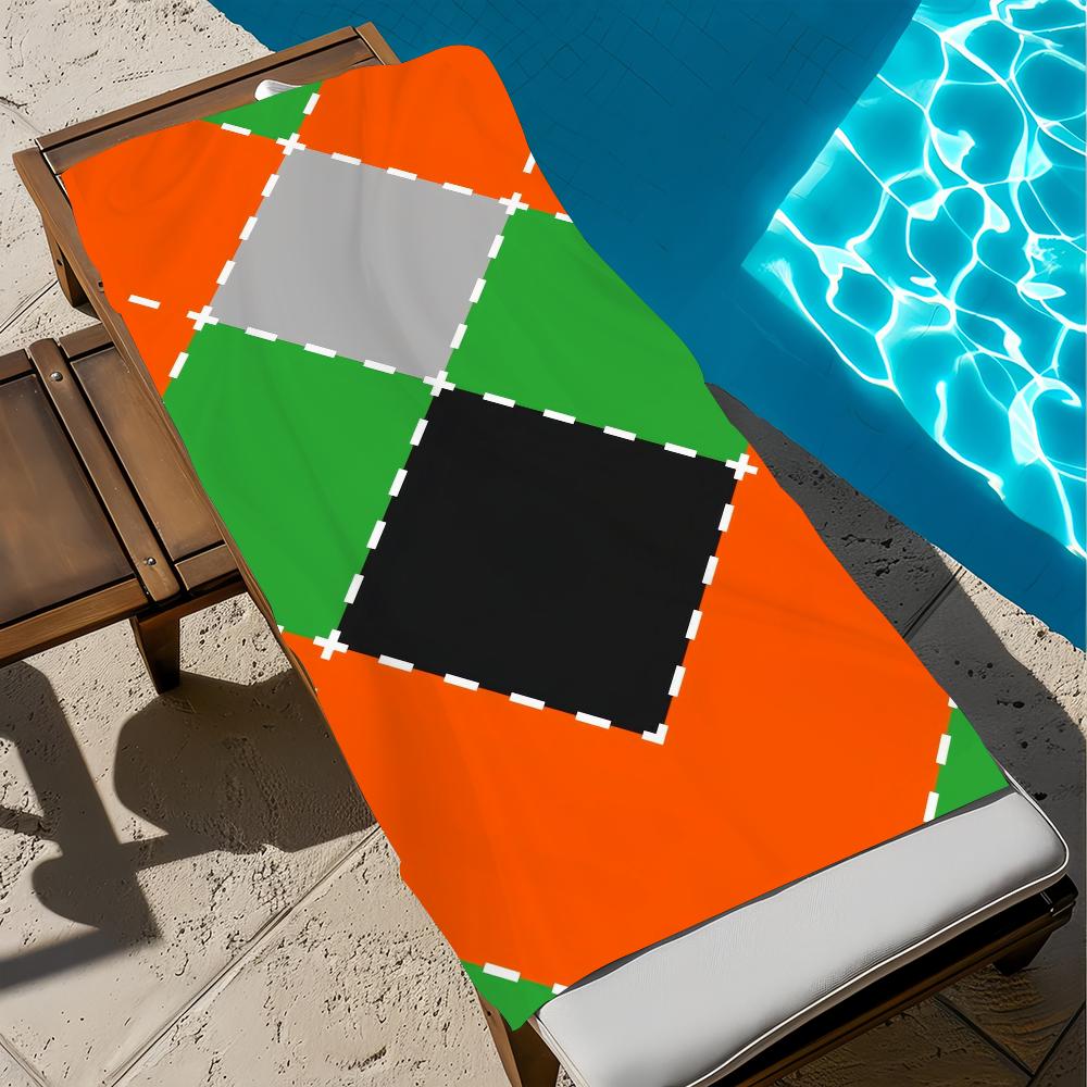 R-renown Car 787B Towel Beach Quick Dry Soft Pool Towels Gift for Travel Gym Shower Camping Sports