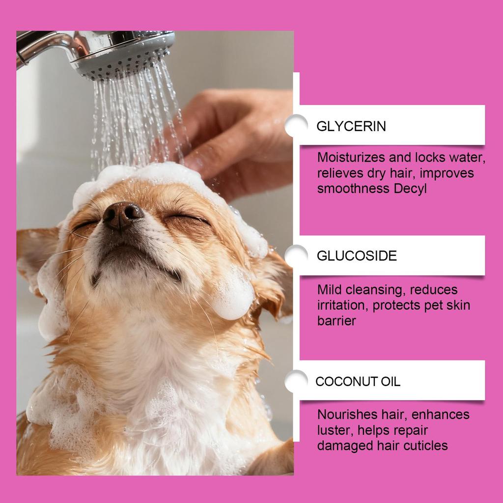 EELJOY No-Rinse Leave-In Pet Shampoo Foam - Fur Cleansing & Softening Care