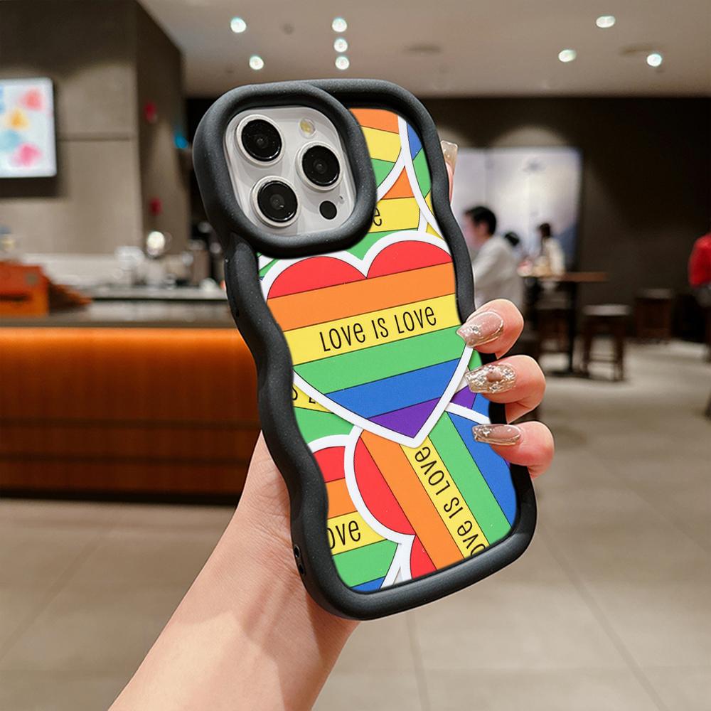 Ae93 Rainbow Art Design Protective Phone Cases for Xiaomi Poco X5 X3 M5s Redmi 13C 12C Note 13 Pro Plus 12S 10 Big Wave TPU Back Cover