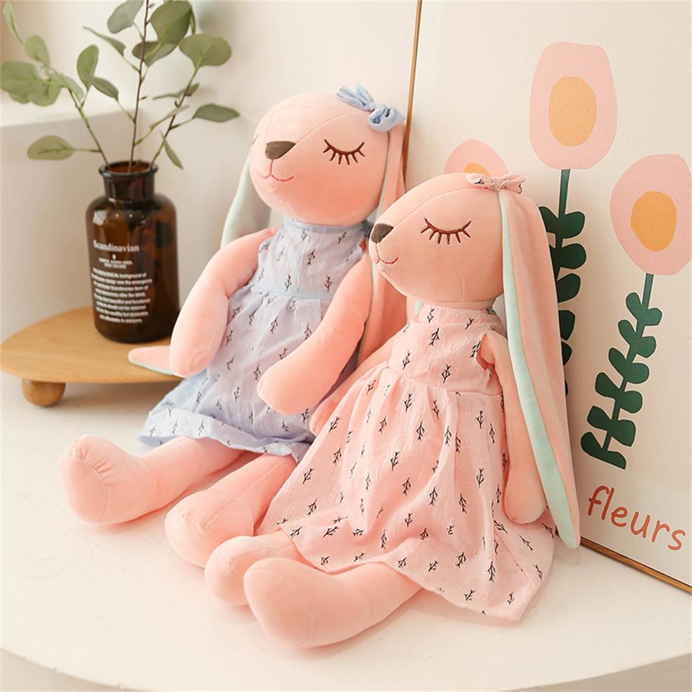 Adorable Cartoon Rabbit Plush Doll Soft Stuffed Toy Kid Hugging Pillow Gift