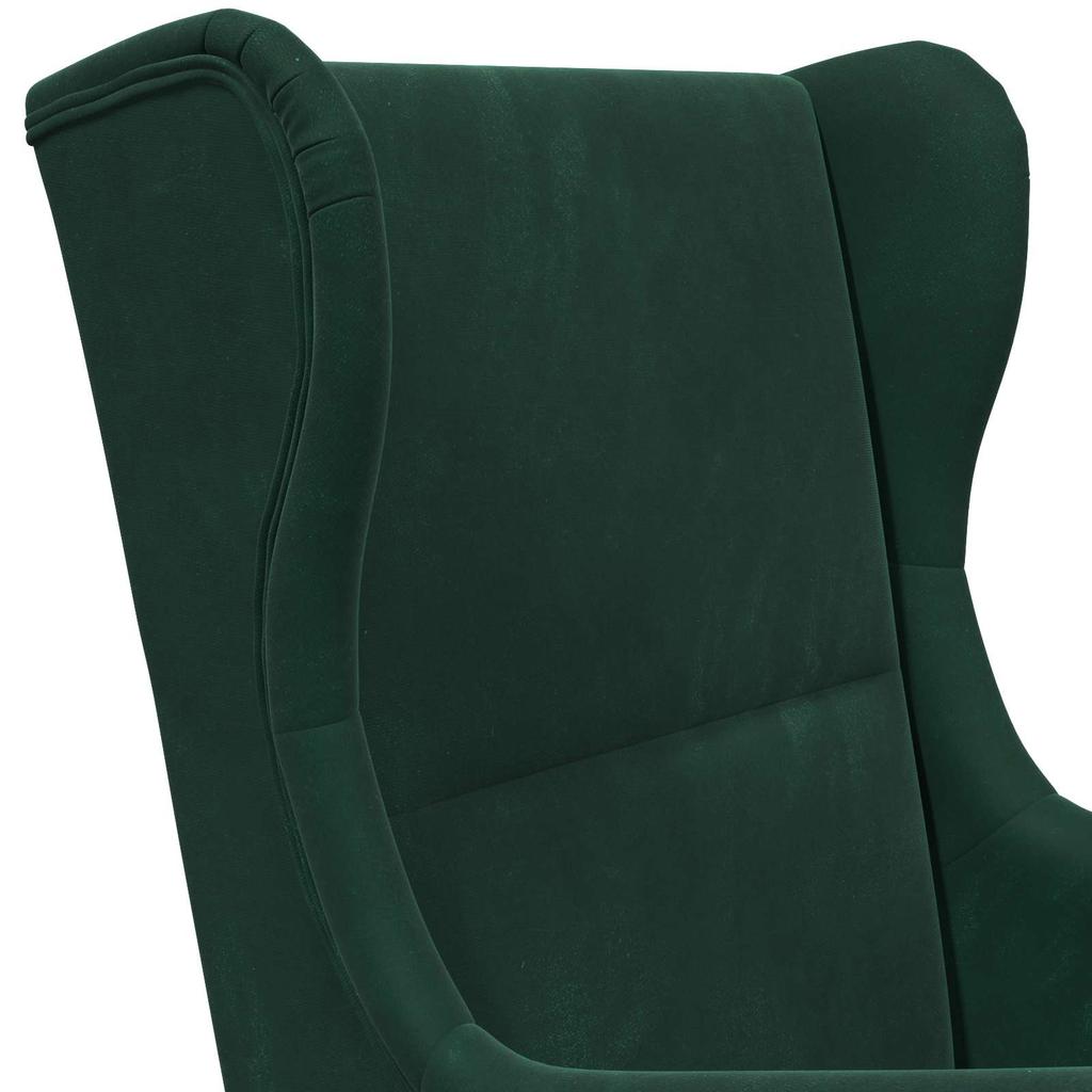 Armchair Dark Green Velvet