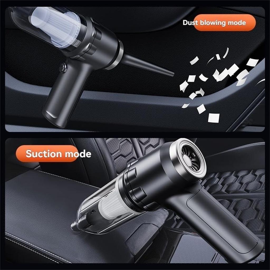 Car Vacuum, High Power Portable Cordless, Brushless Motor Portable Vacuum For Car, Wireless Handheld Cleaner Duster For Home