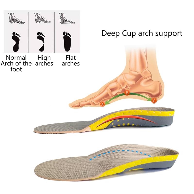 Orthopedic Insoles Orthotics Flat Foot Health Sole Pad for Shoes Insert Arch Support Pad for Plantar Feet Care Insoles