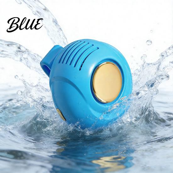 Wearable Fan for Outdoors Portable Silent Mini Bladeless Electric 3-Level Adjustable Wind Clip-On Shirt Waist Bag Hands-Free Cooling Device