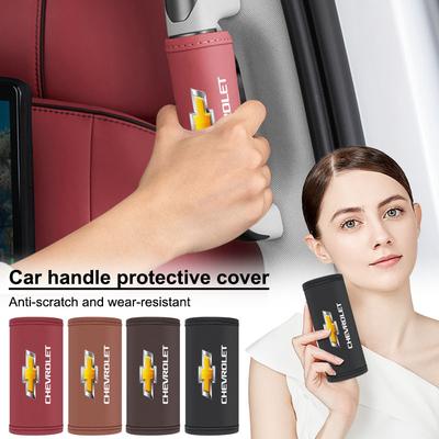 1/2Pc Car Leather Roof Handle Anti-Scratch Protector Mat for Cruze Malibu Sail Spark Captiva Equinox Trax Tracker AVEO