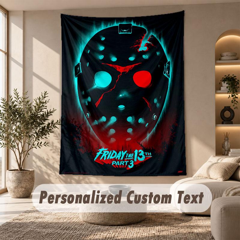 Wall Hanging Tapestry Art Cloth Bedroom Room Background DecorFriday the 13th Jason Voorhees