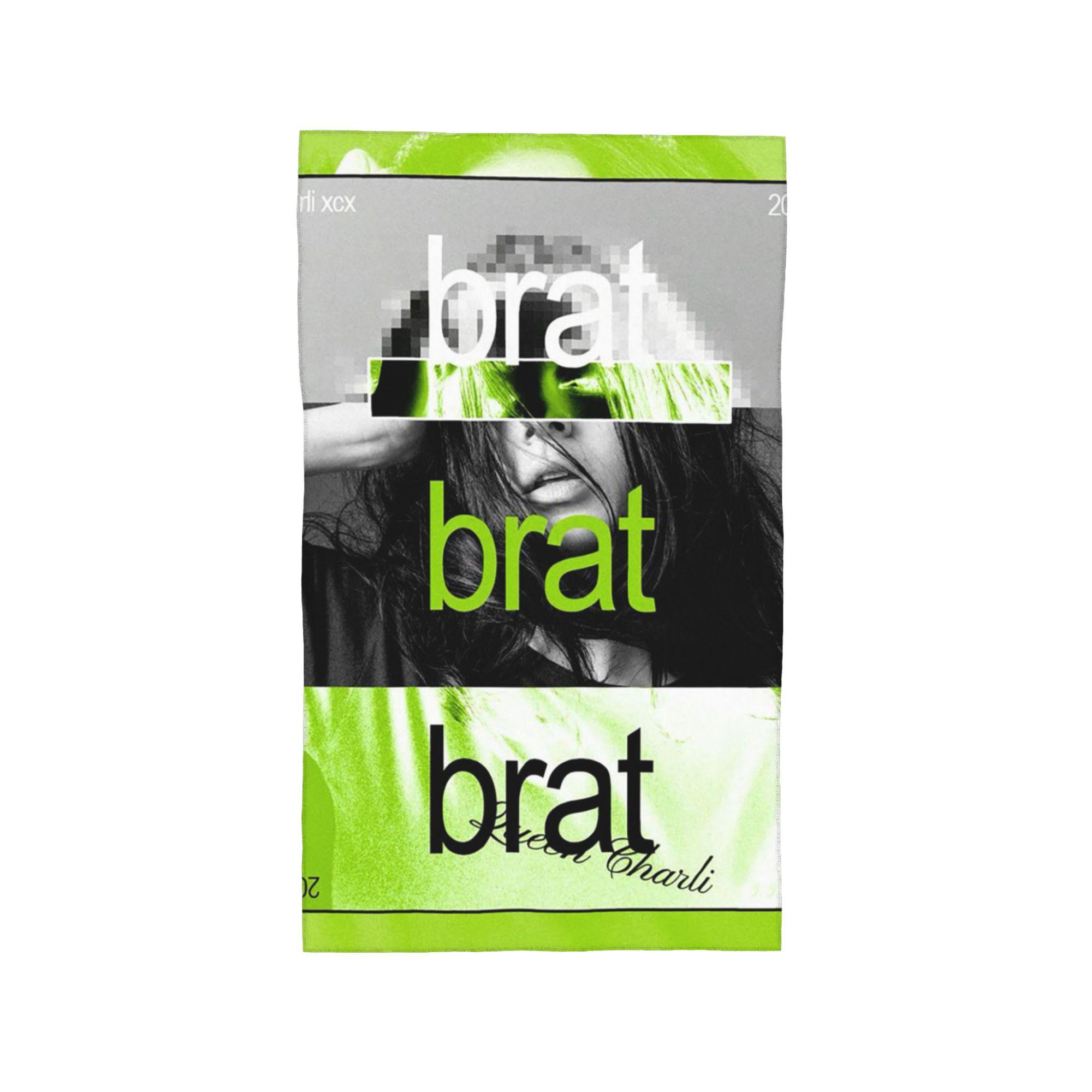 

Brat Charli Xcx Soft Face Towel Quick Dry Pool Bath Cotton Towels Absorbent Quick W30*H60(CM)