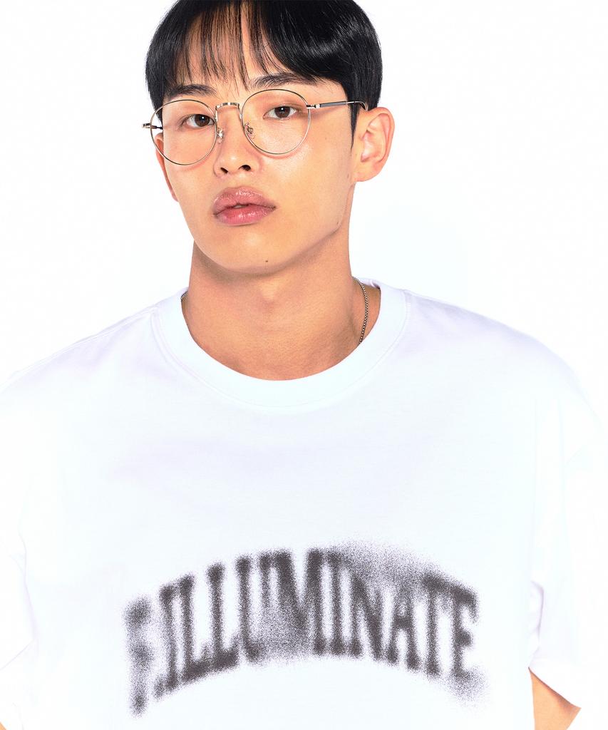 FILLUMINATE Dtp Arch Blur Round T-Shirt - White