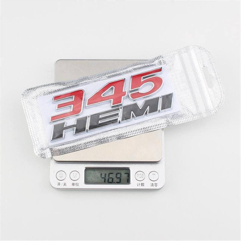 345 HEMI modifiziertes Auto-Logo Beschriftung RAM 1500 2500 Pickup-Truck Logo Metall Autoaufkleber