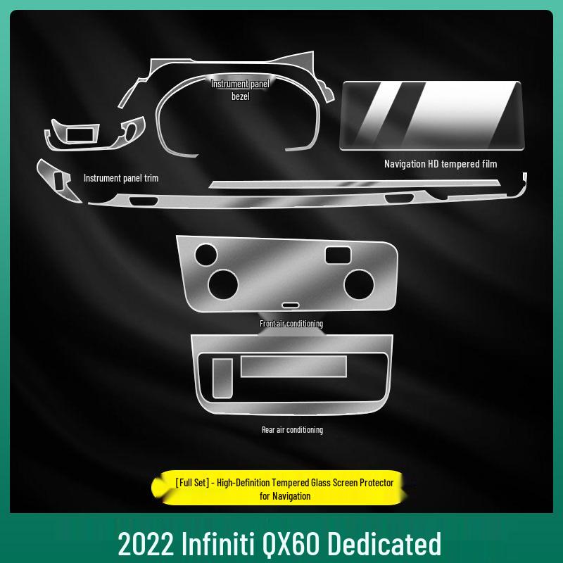 Infiniti QX60 Interior Film Console & Screen Protector (2022-2024)