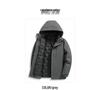 Men's Hooded Thickened Down Jacket with Detachable Liner - Warm Ski Suit for Middle-Aged and Young Adults