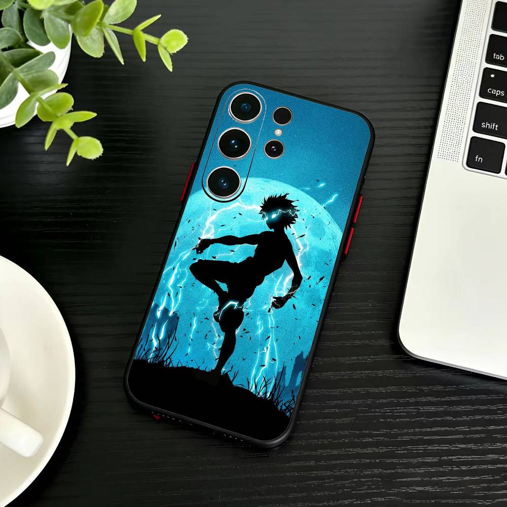 R-Killua Zoldyck H-Hunter X Hunter Phone Case For Samsung S26,S25,S24,S23,S22,S21,S20,S30,Ultra,Plus,Fe,Note,5G Black Cover