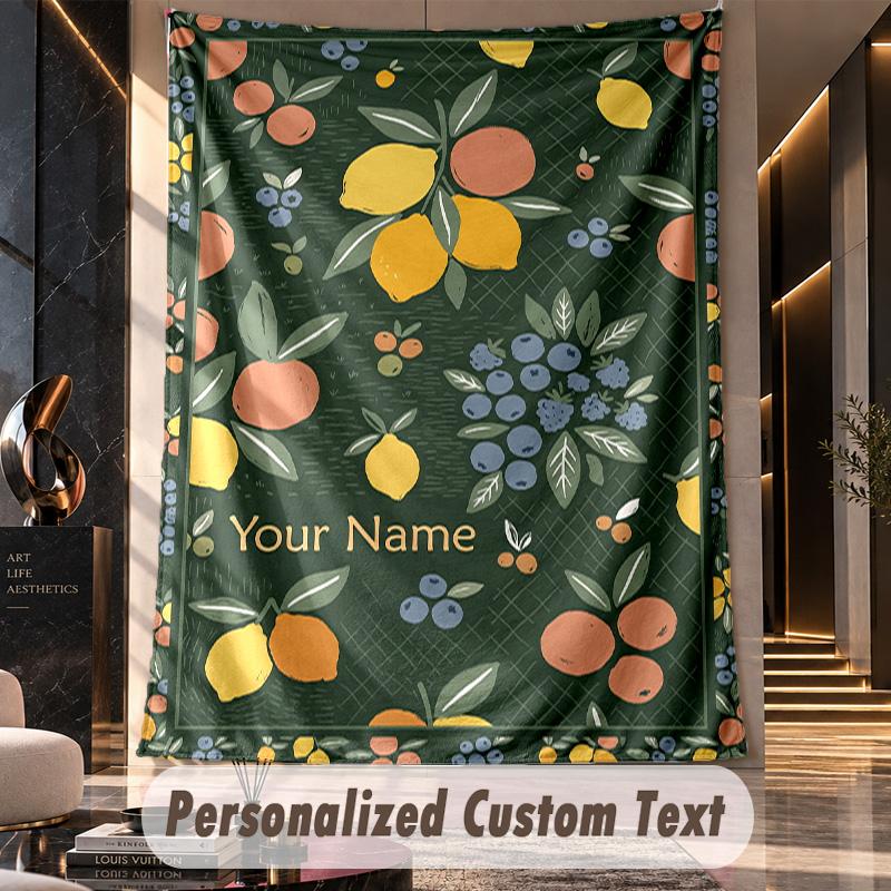 Frogs Forest Theme Wall Tapestry Customized With Name Text Personalized Hanging Tapestry For Bedroom Living Room Decor