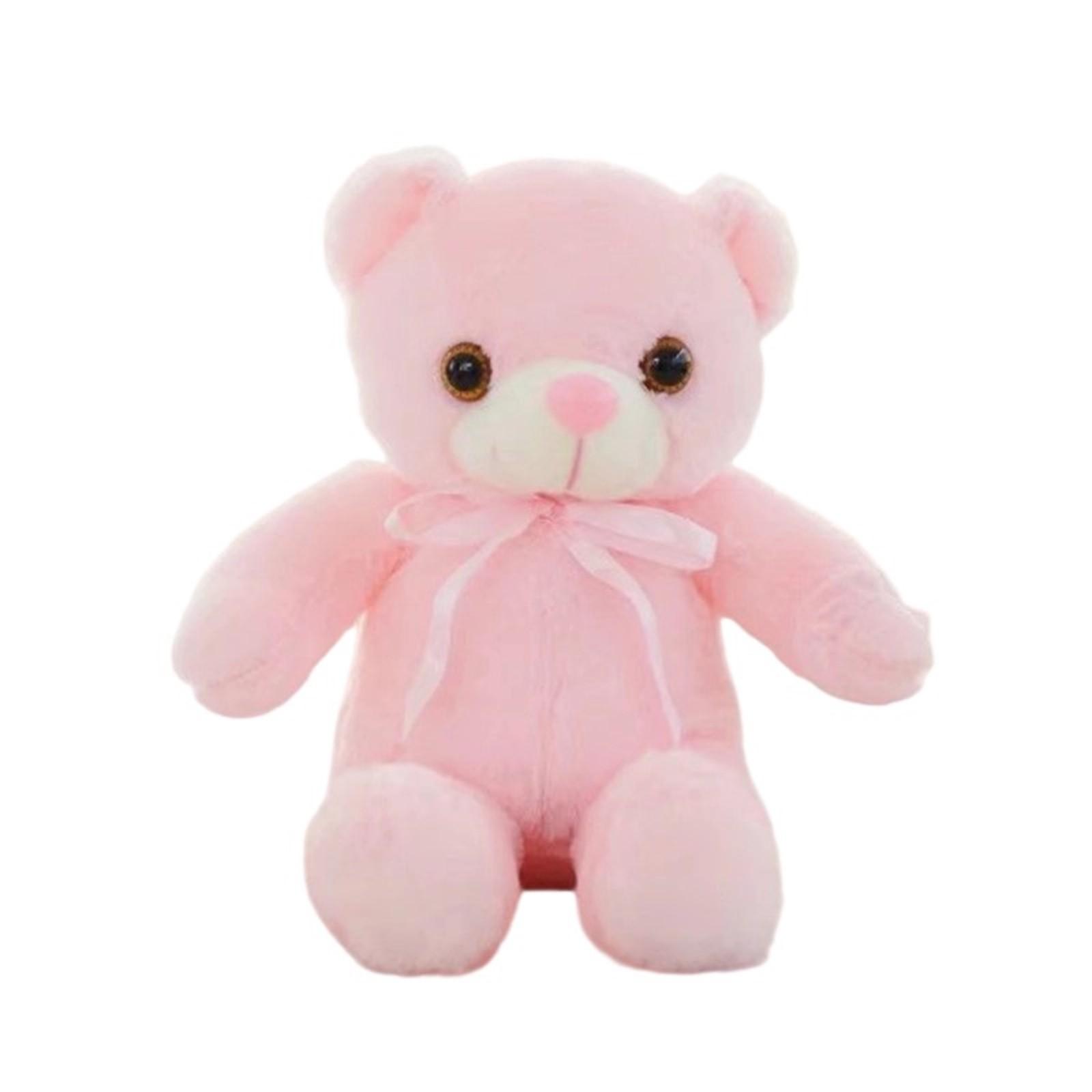 

Креативная мультяшная блестящая кукла-мишка с лентой, кукла для бросания, подарок на день рождения One Size розовый