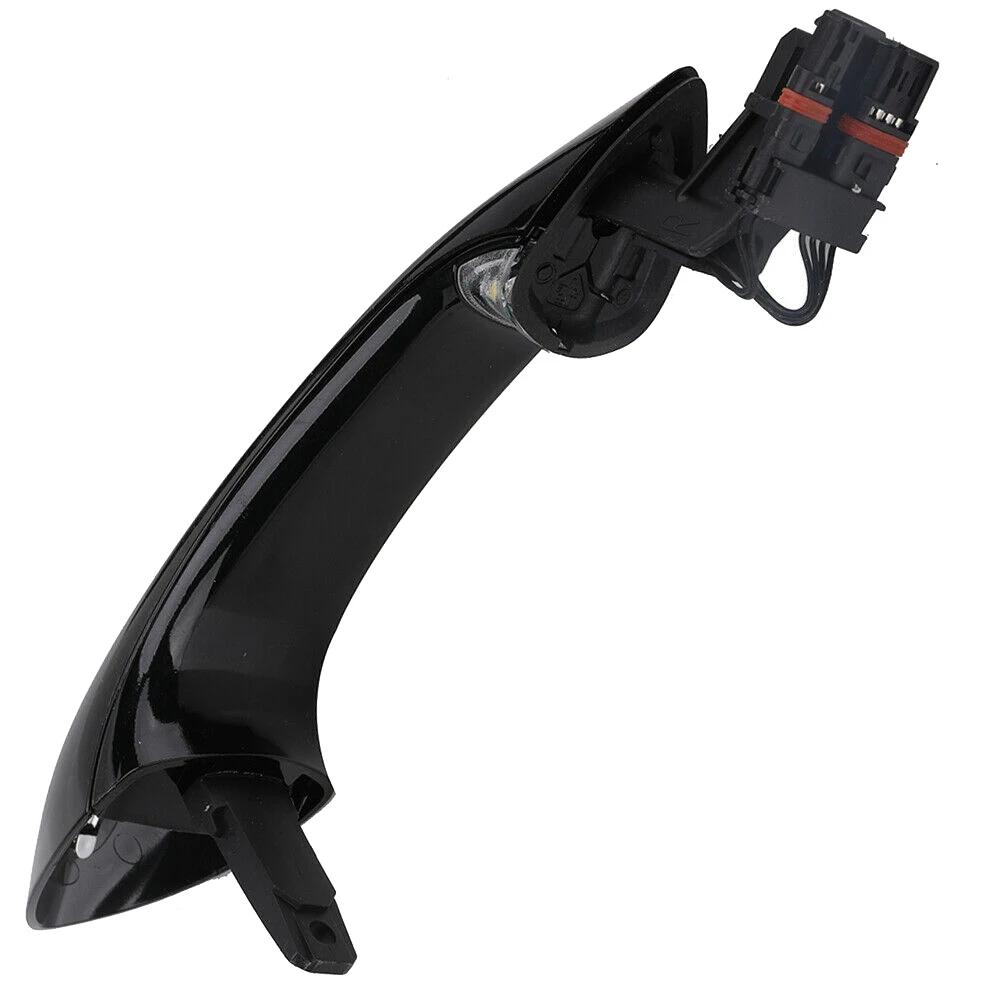 For BMW 5 6 7 Series F07 F10 F11 F06 F12 F13 F01 F02 4X Black Outer Outside Exterior Comfort Access Door Handle Set 51217231931