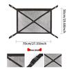Car Roof Storage Mesh Pocket with Cross Direct Buckle - Dual Use Net for Car Roof Storage