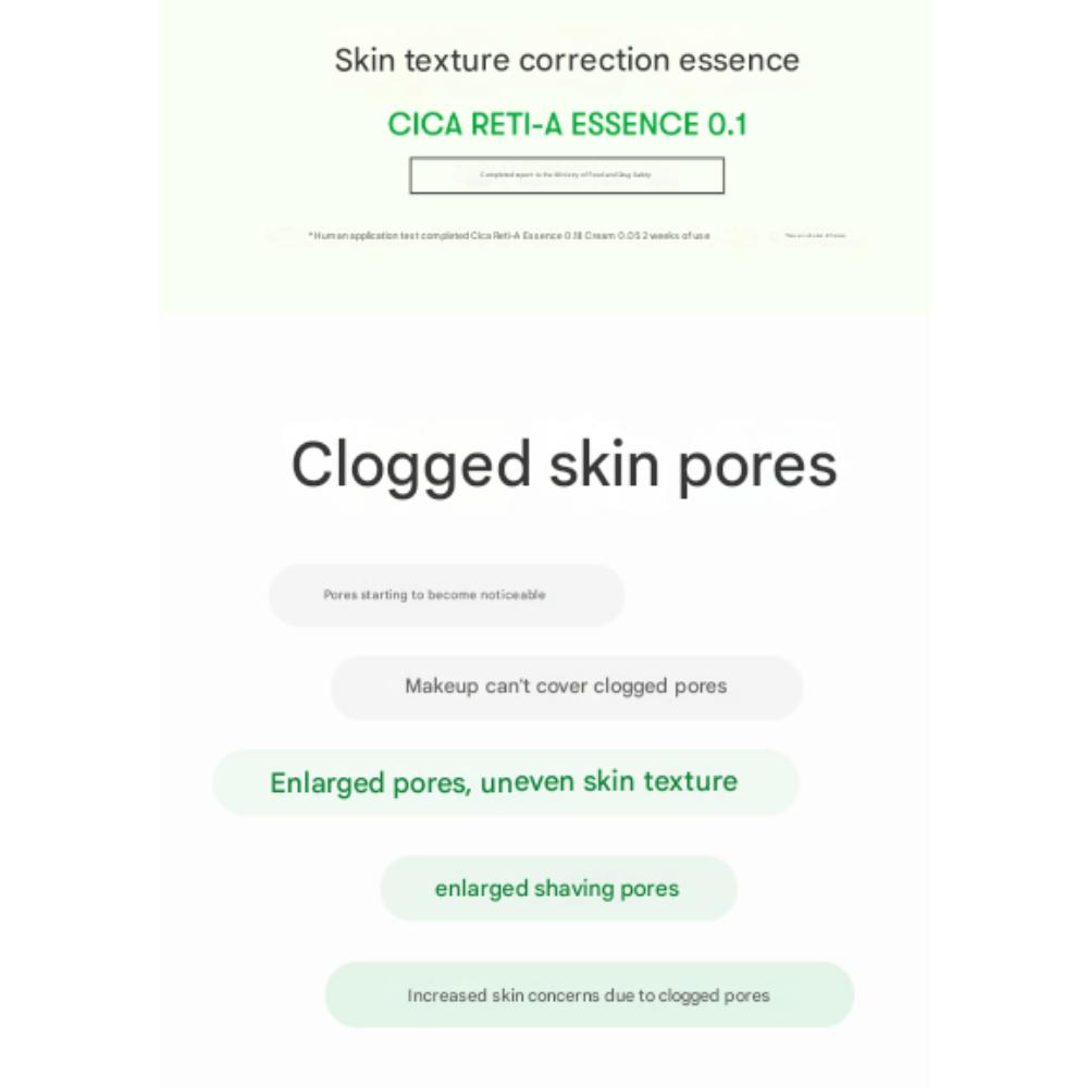 VT COSMETICS CICA Reti-A Essence 0.1 (30ml)