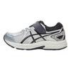 Asics Contend Jog PS Comfortable Versatile Physical Test Low Top Kids Running Shoes Kids Running Shoes White Black 1014A356-104