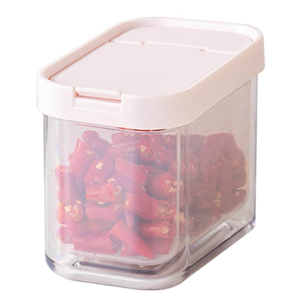 

Portable Refrigerator Fresh-keeping Boxs Large Capacity Food-grade Storage Jars New Sealed Jar рожевий