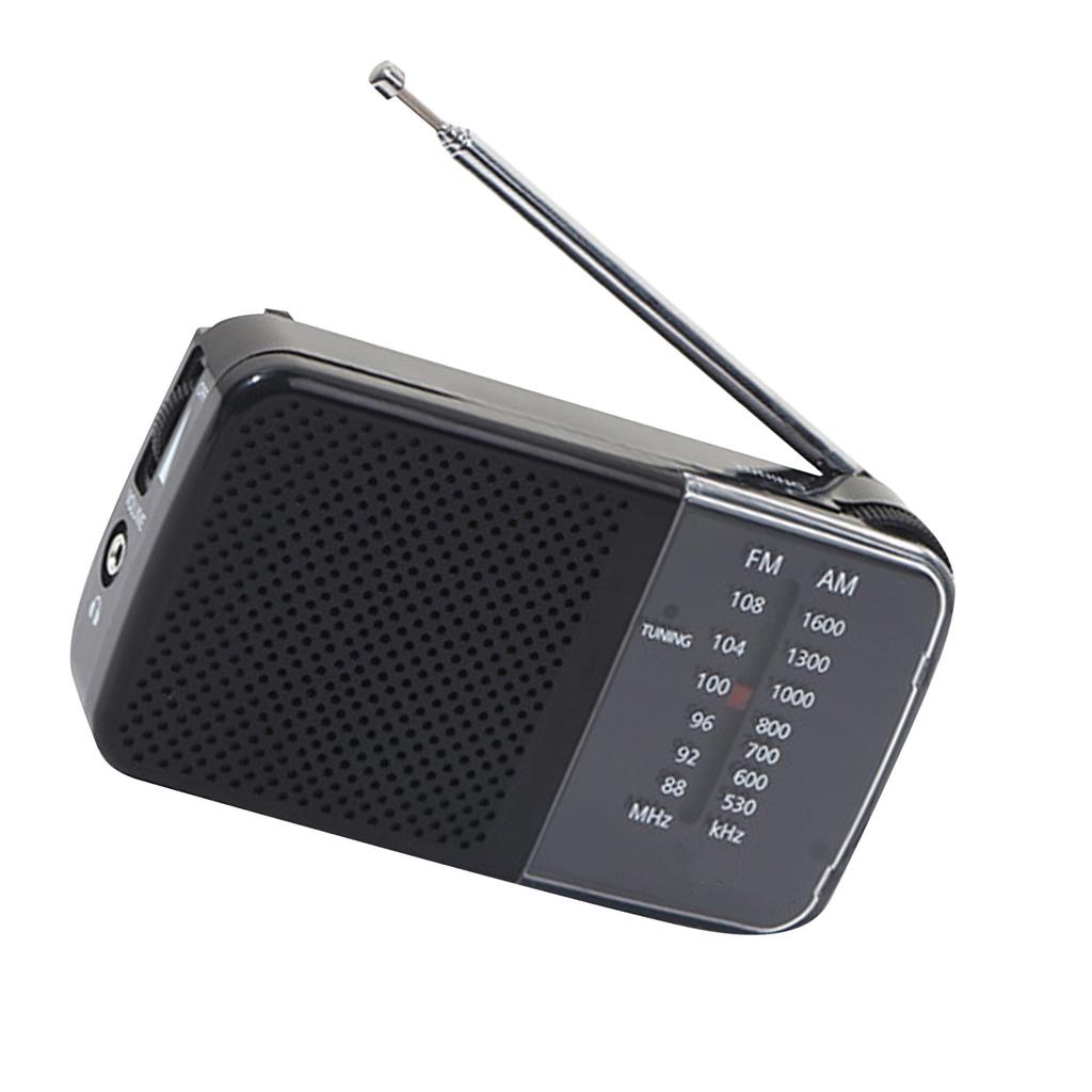 Portable AM FM Shortwave Radio Small Retro Vintage Radio Battery Powered Portable Handheld Radio for Home    