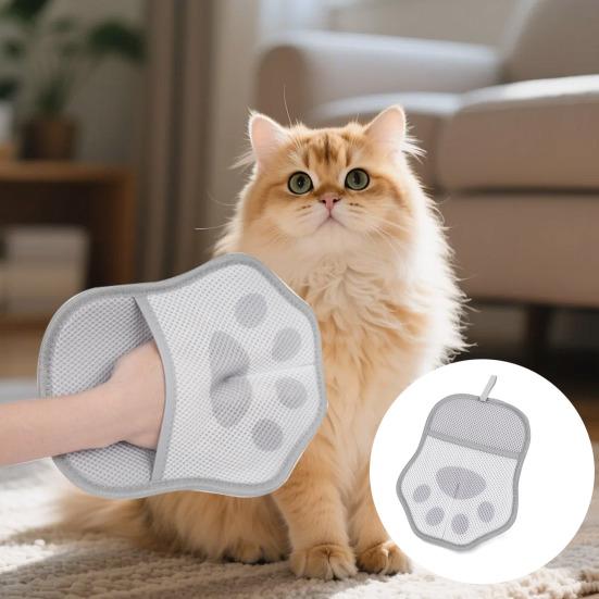 Pet Hair Removal Glove for Cats And Dogs Reusable Washable Pet Grooming Glove Electrostatic Lint Remover Glove for Furniture Sofa Bed Sheets Carpets