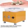 Mini Electric Pottery Wheel 10 Cm (Variable Speed, Dual Rotation, Removable Splash Tray)