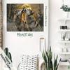 1Pc Howling Wolves Tapestry Wall Hanging, Decorative Fabric Poster for Bedroom, Living Room, Dorm & Home Decor