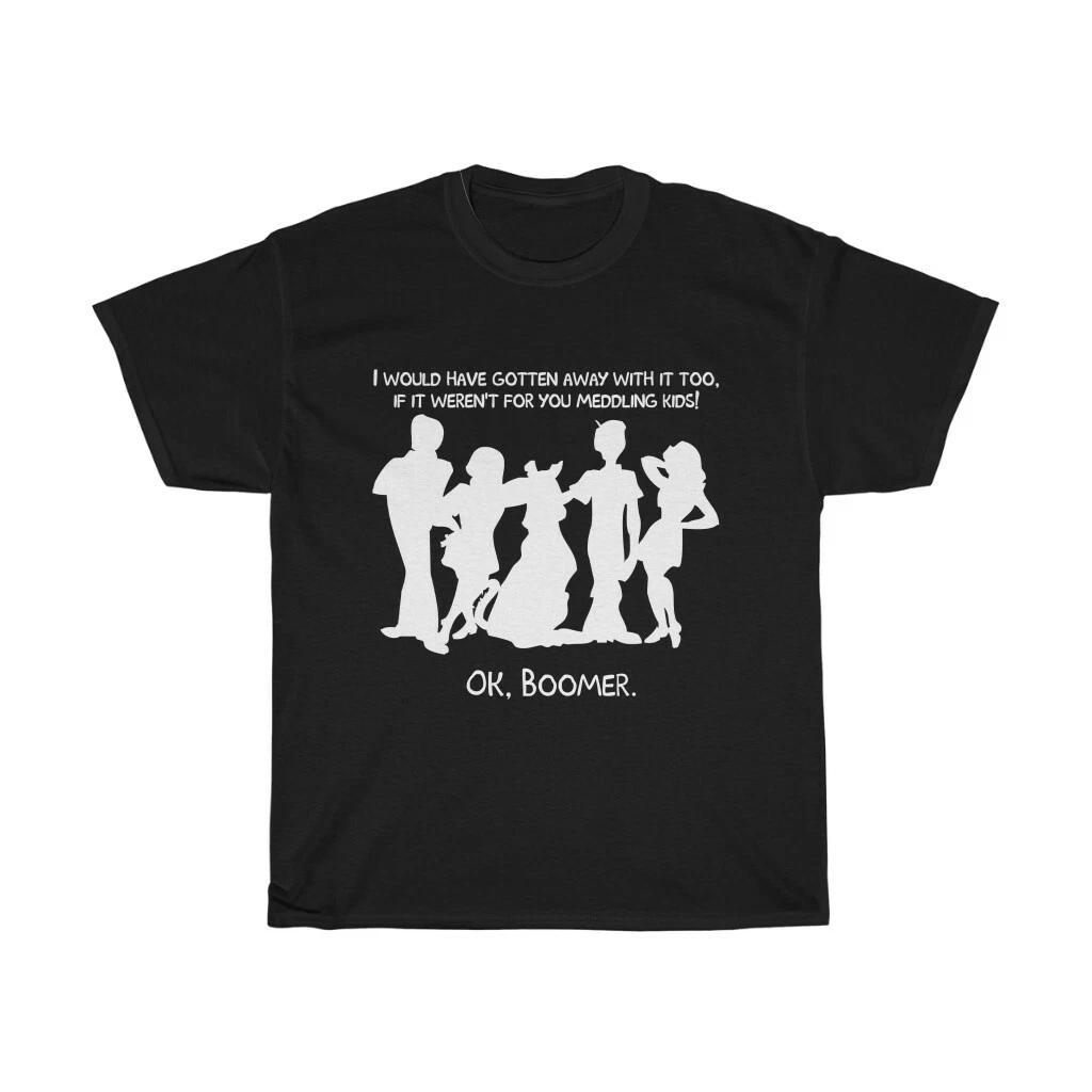 

OK Boomer, Dark Colors, Unisex T-shirt, Inspired By Scooby Doo 4XL