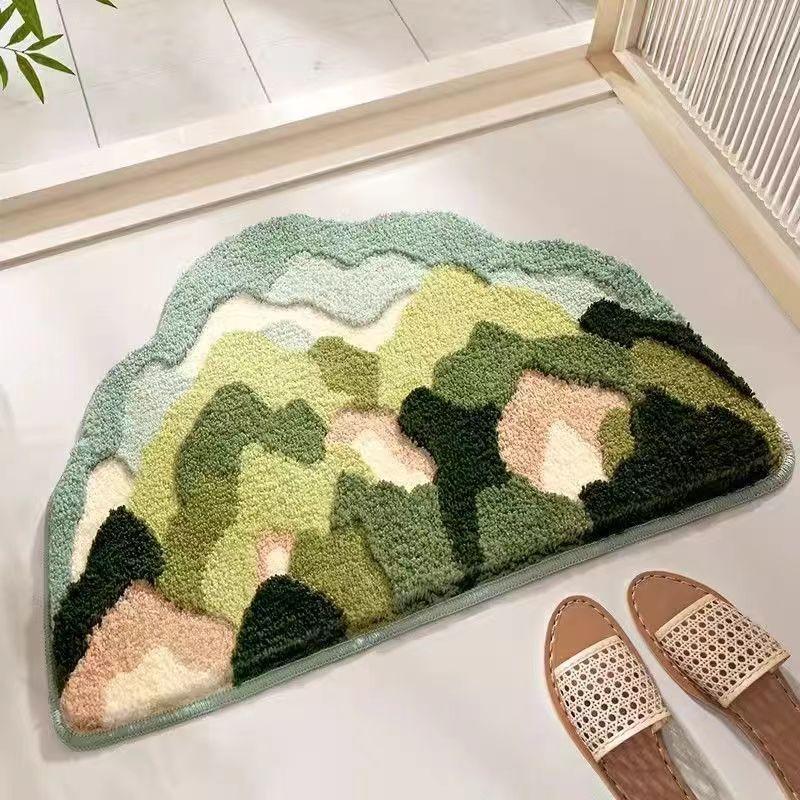Cashmere Imitation Floor Mat for Home Use, Non Slip Living Room, Kitchen, Bedroom, Children's Room, Floor Mat
