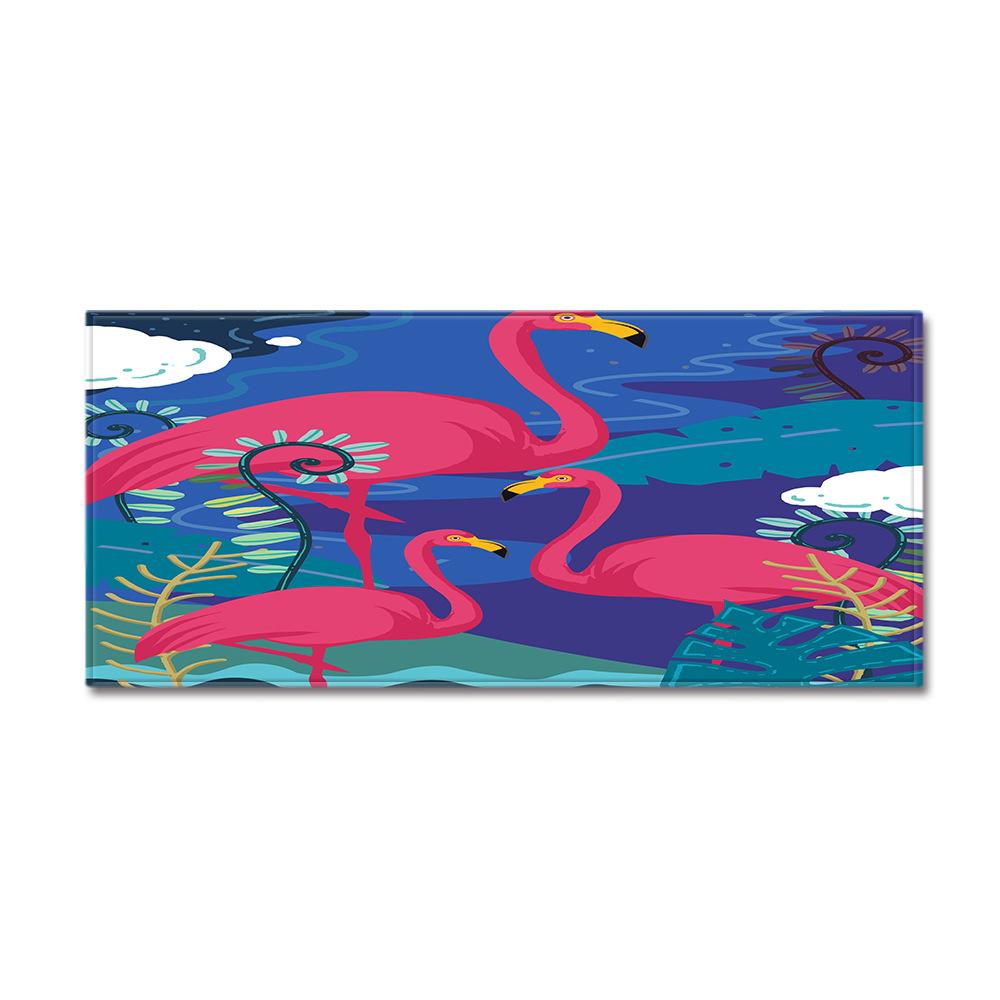 Kitchen Long Flamingo Floor Mat Doormat Carpet Floor Mat