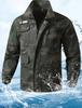 Unisex Spring/Autumn Elastic Camouflage Workwear Set - Cotton, Anti-Scald, Wear-Resistant, Ideal for Auto Repair