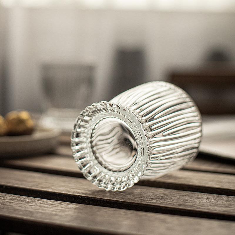 Kreativ Ljus Lyx Nordisk Stil Glas Genomskinlig Whiskeyglas Iskaffekopp Högt Värde Hushållsvattenkopp Internetkändis