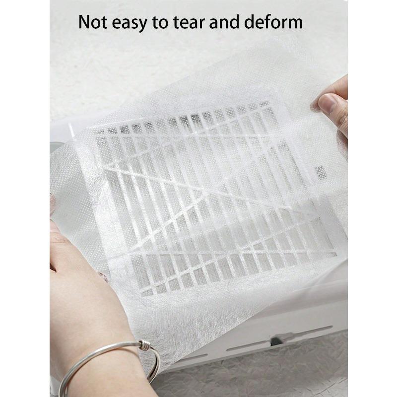 100pcs Disposable Nail Dust Collector Filter Paper, Suitable For Nail Dust Collector, Portable Non-Woven Nail Paper, For Professional Nail Salon