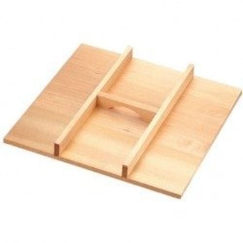 Endo Shoji Commercial-Grade Square Steamer Lid with Handle, 30cm, Sawara Wood, Made in Japan, WSI05030